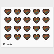 Pride Colorful Love é Love Heart Sticker Set