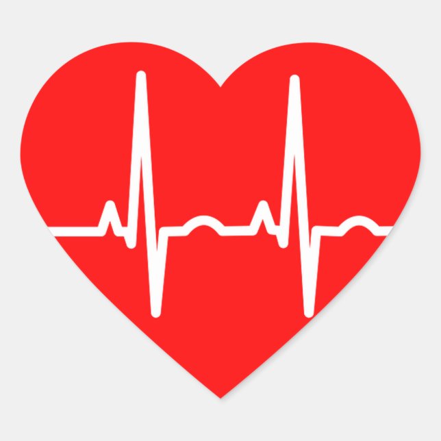 Adesivo Coração Pulso (Frente)