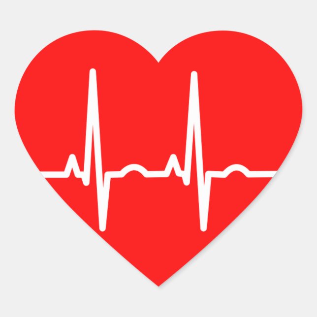 Adesivo Coração Pulso (Frente)