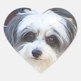 Adesivo Coração Puppy Love Sticker