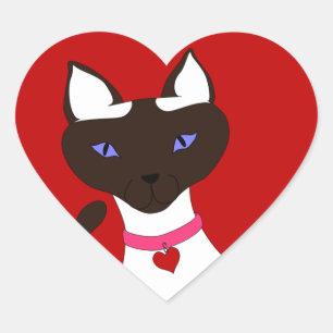 Adesivo Coração Purr-fect Moira - autocolante