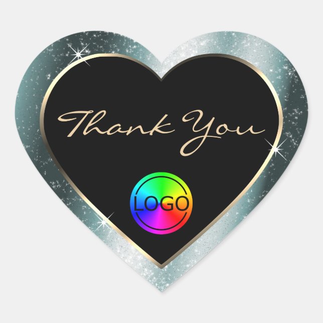 Adesivo Coração Quadro de brilho de metal lacre lacrimogêneo Obrig (Frente)