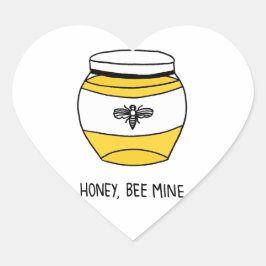 Adesivo Coração Querida, Abelha Mina