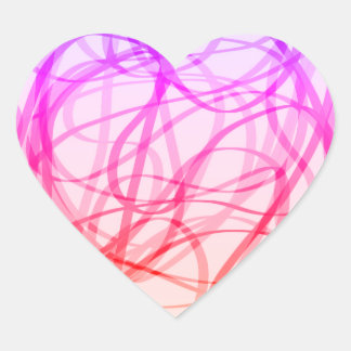 Adesivo Coração Rainbow Rhapsody