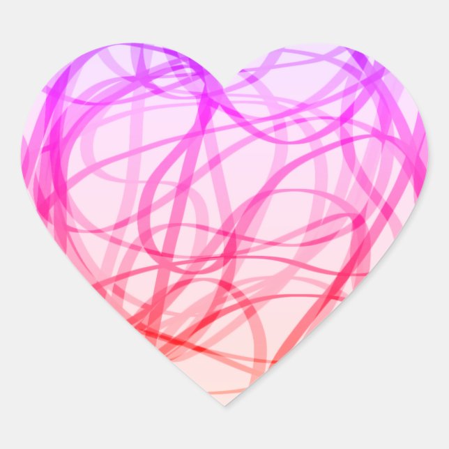 Adesivo Coração Rainbow Rhapsody (Frente)