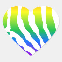Rainbow Zebra Pattern
