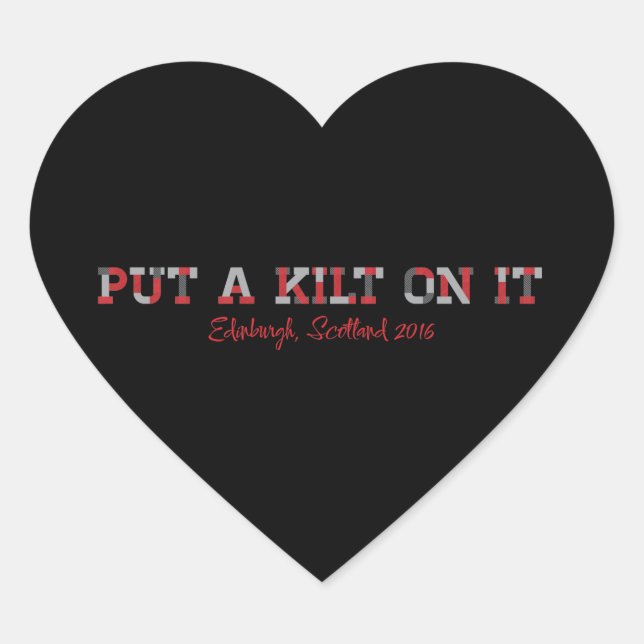 Adesivo Coração RARE16 Cardíaco de Kilt (Frente)