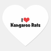 Ratos Cangurus Eu Amo Coração