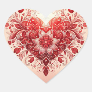 Adesivo Coração Reds Heart