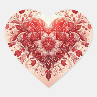 Adesivo Coração Reds Heart