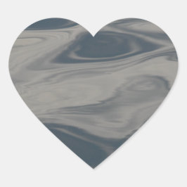 Adesivo Coração Reflexões sobre a Água
