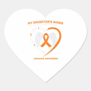 Adesivo Coração Relembrando A Leucemia Da Memória Adoradora Da Fi