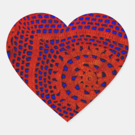 Adesivo Coração Renda