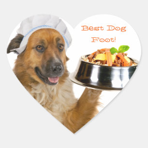 Adesivo Coração Restaurante do cão