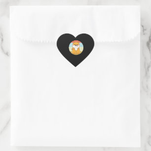 Adesivo Coração Retro Shiba Inu   Produto de Pai Shiba Inu Mãe
