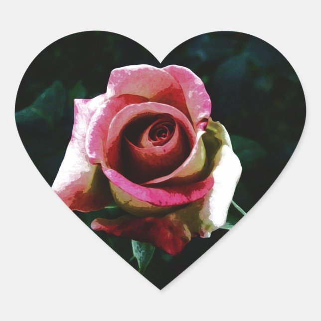 Adesivo Coração rosa (Frente)