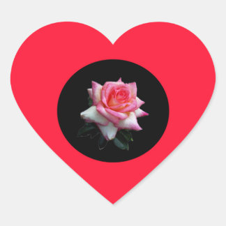 Adesivo Coração Rosa