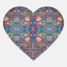 Adesivo Coração Rosa