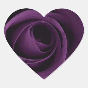 Adesivo Coração Rosa do roxo
