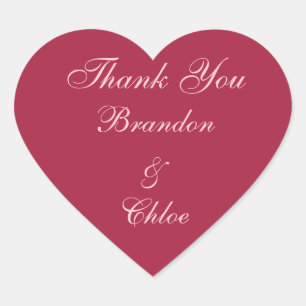 Adesivo Coração Rosa e Pérolas Obrigado Sticker