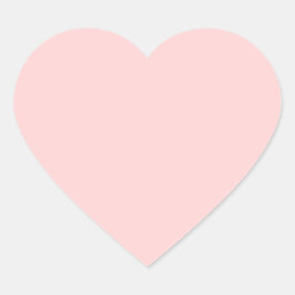 Adesivo Coração Rosa Pálido
