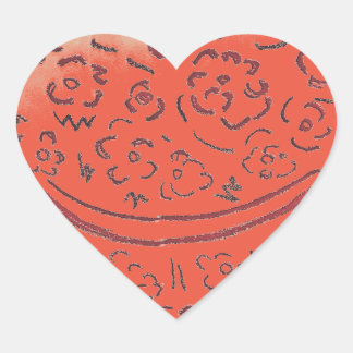 Adesivo Coração Rosas