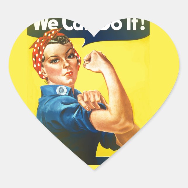 Adesivo Coração rosie (Frente)