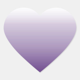 Adesivo Coração Roxo minimalista chique feminino da lavanda do
