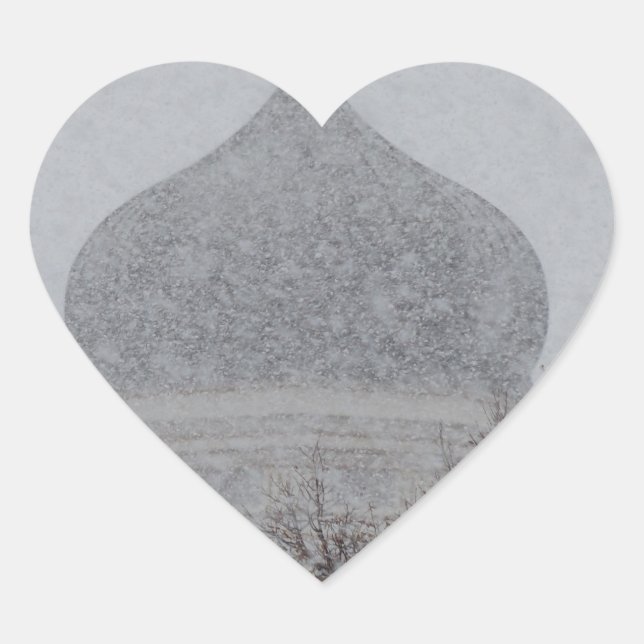 Adesivo Coração Russo Blizzard (Frente)