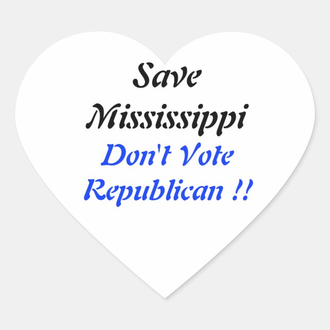 Adesivo Coração Salvar MS Heart Blue (Frente)