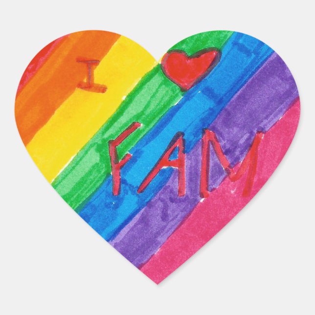 Adesivo Coração Samantha: Heart Sticker (Frente)