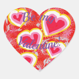 Adesivo Coração Seja Meu Namorados!