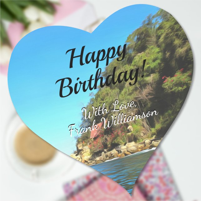 Adesivo Coração Serene Yelapa Aniversário 0758 (Criador carregado)