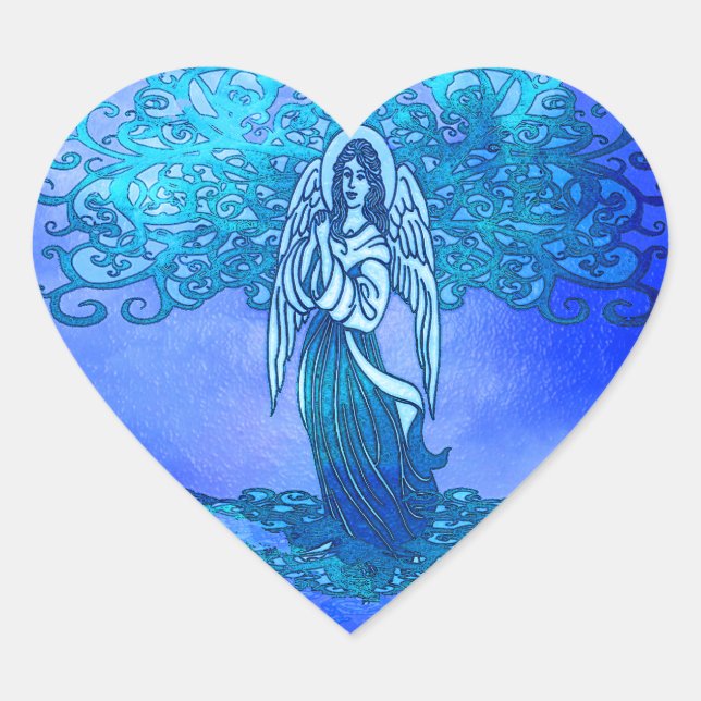 Adesivo Coração Serenidade (Frente)