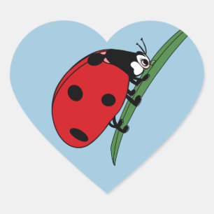 Adesivo Coração Sesty Ladybug 