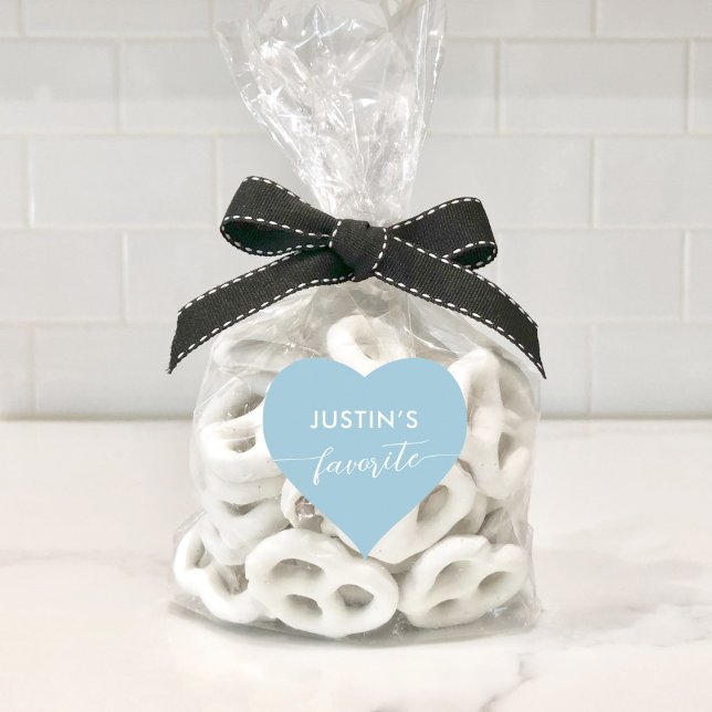 Adesivo Coração Seu e seu doce personalizado favorito (Criador carregado)