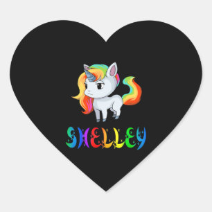 Adesivo Coração Shelley Unicorn