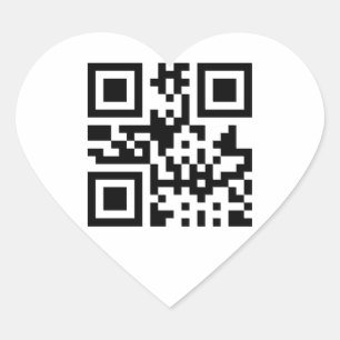 Adesivo Coração Sigla de Heart Angelilli — Código QR
