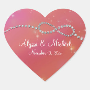 Adesivo Coração Símbolo Infinito Símbolo de Amor Luminoso Infinito