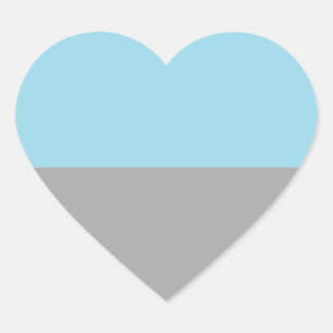 Adesivo Coração Sinalizador do Orgulho Autosexual