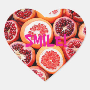 ADESIVO CORAÇÃO SMILE STICKER HEART