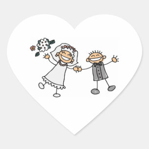 Adesivo Coração Sobre la boda sello adhesivo Corações de Casamento