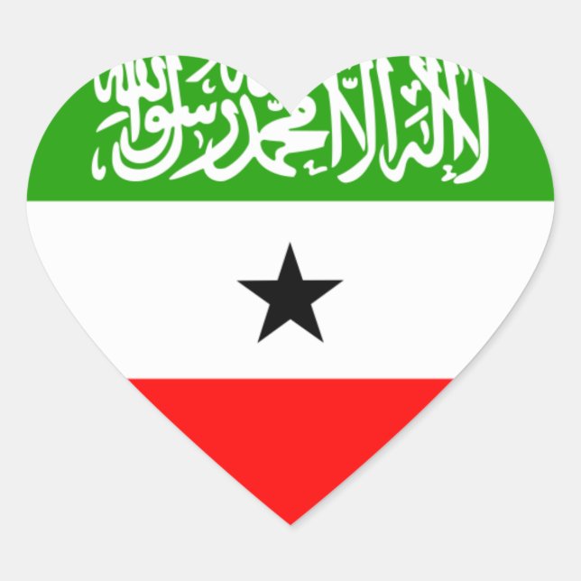 Adesivo Coração somalilândia (Frente)