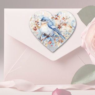 Adesivo Coração Song Bird & Berries