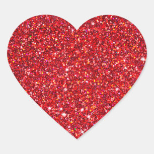 Adesivo Coração Sparkle e glitter Sticker
