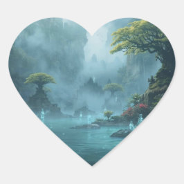 Adesivo Coração Spirits by the Still Waters