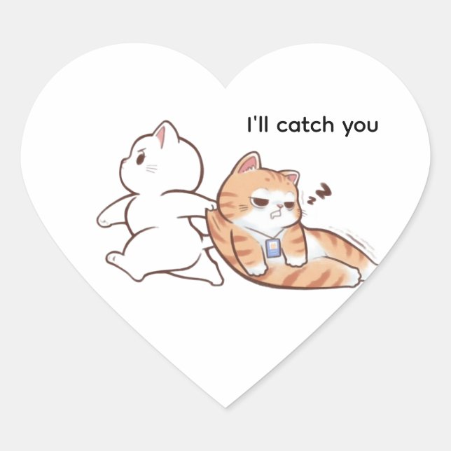 Adesivo Coração Sticker (Frente)