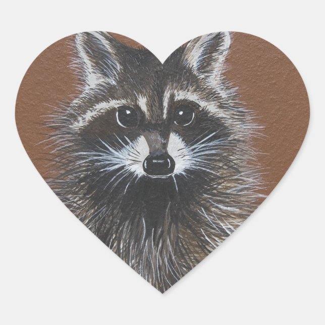 Adesivo Coração Sticker "Rocky" (Frente)