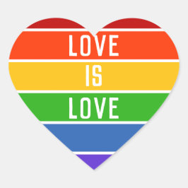 Adesivo Coração Stribow White Love é Love