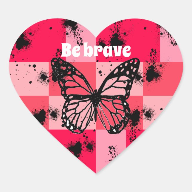 Adesivo Coração Sweet Modern candy abstract art (Frente)